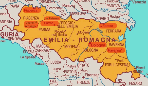 Mapa da Itália para organizar a sua viagem - Roma pra Você