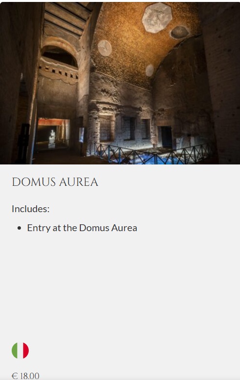 ingresso da domus aurea